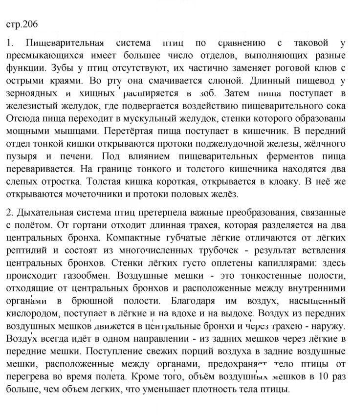Скан решения номера 206
