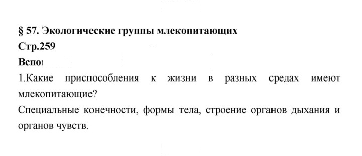 Скан решения номера 258