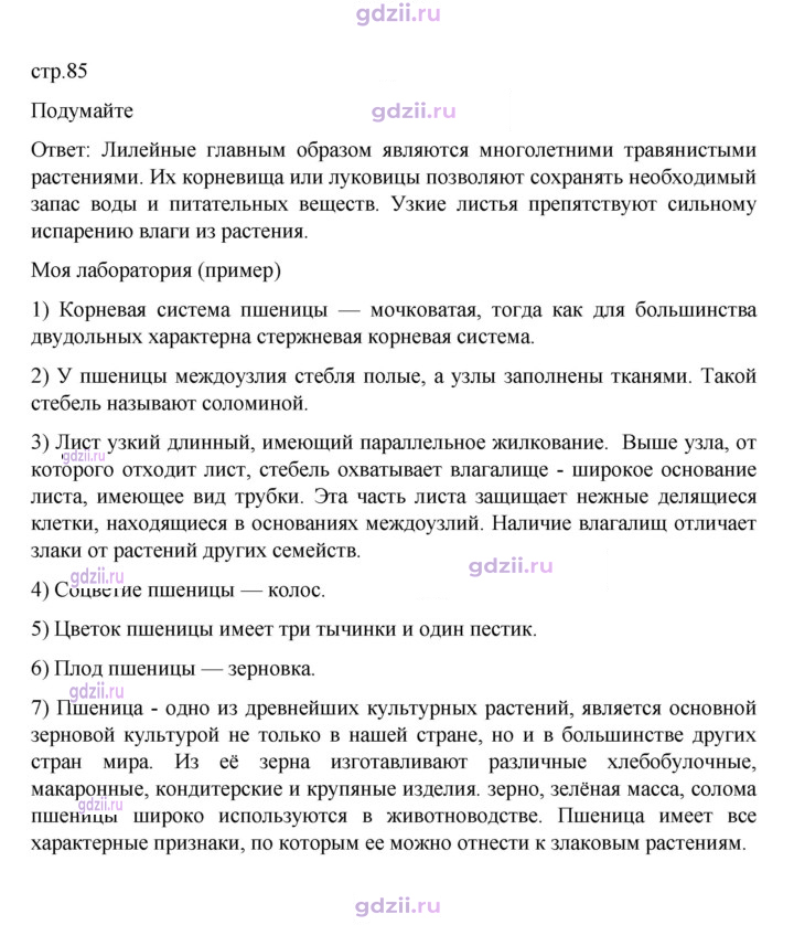 Скан решения номера стр. 85