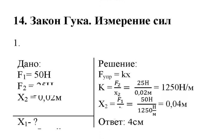 Скан решения номера 1