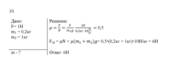 Скан решения номера 10