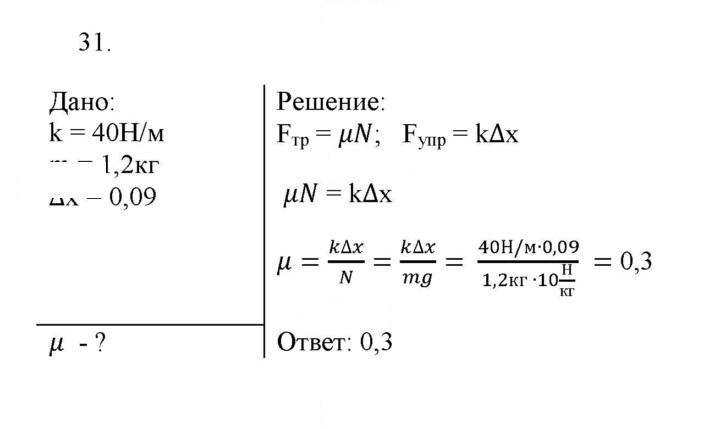 Скан решения номера 31