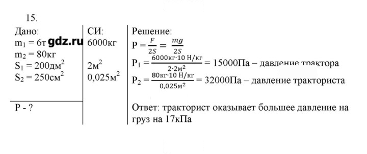 Скан решения номера 15