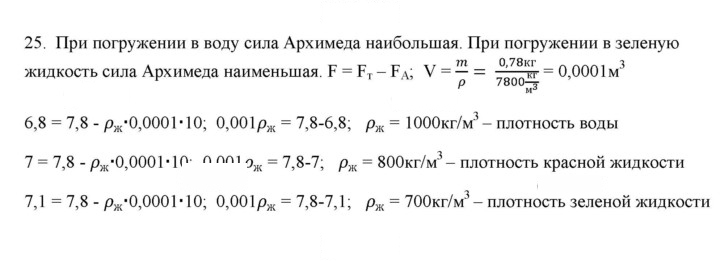 Скан решения номера 25