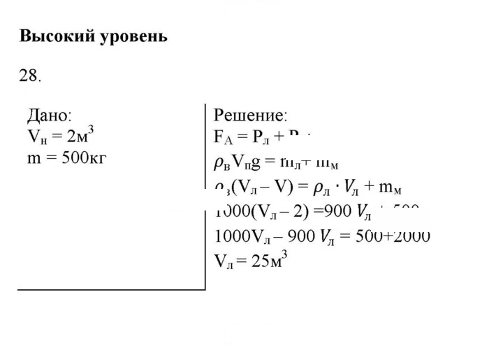 Скан решения номера 28