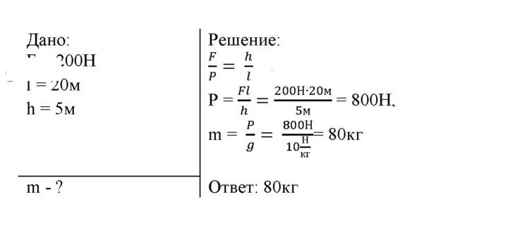 Скан решения номера 20