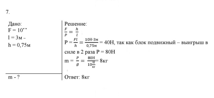 Скан решения номера 7