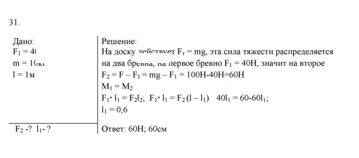 Скан решения номера 31