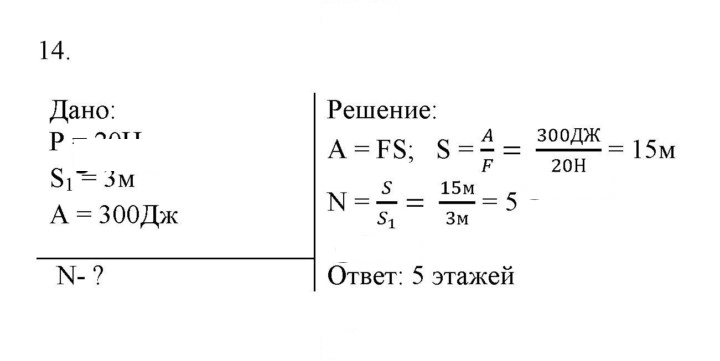 Скан решения номера 14