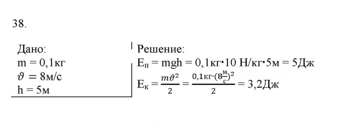 Скан решения номера 38