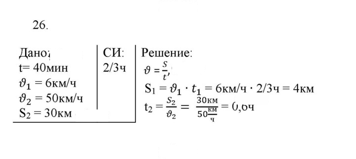 Скан решения номера 26