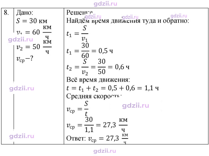 Скан решения номера 8