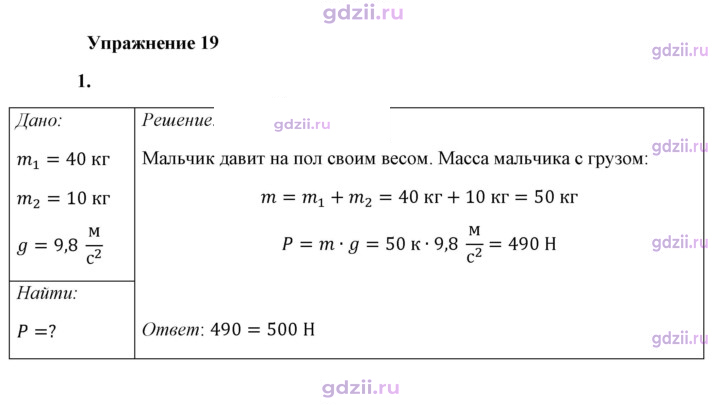 Скан решения номера 1