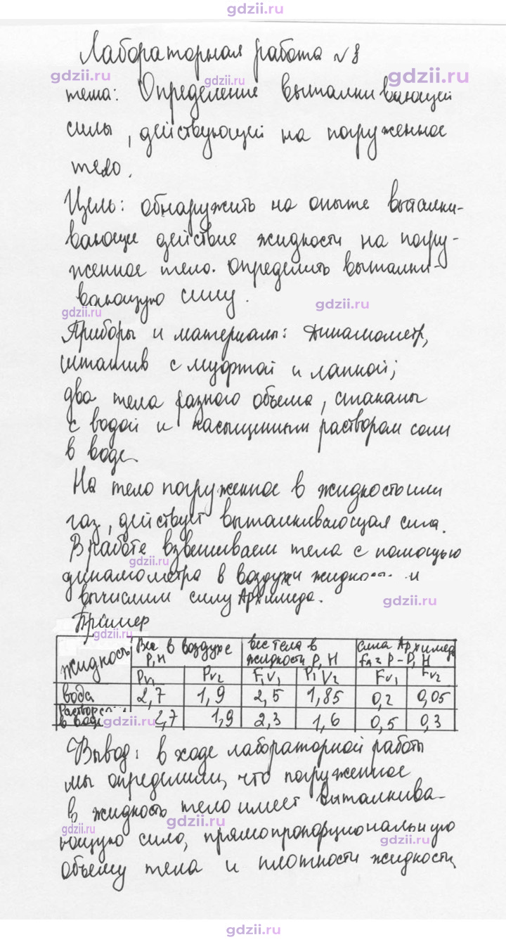 Скан решения номера 8