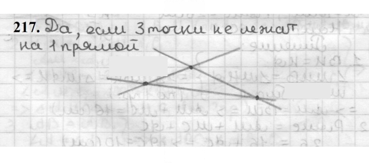 Скан решения номера 217