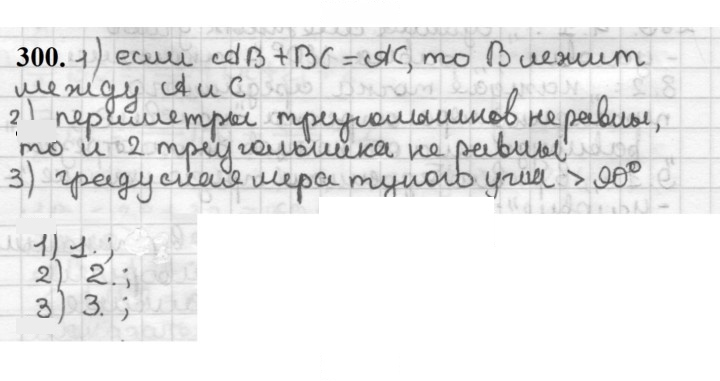 Скан решения номера 300