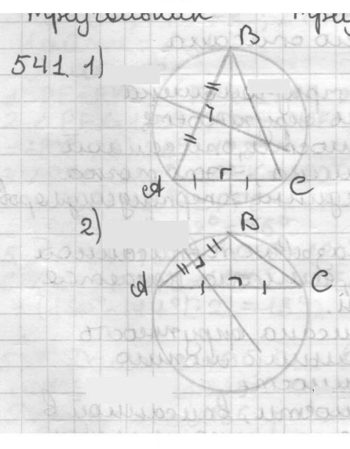 Скан решения номера 541
