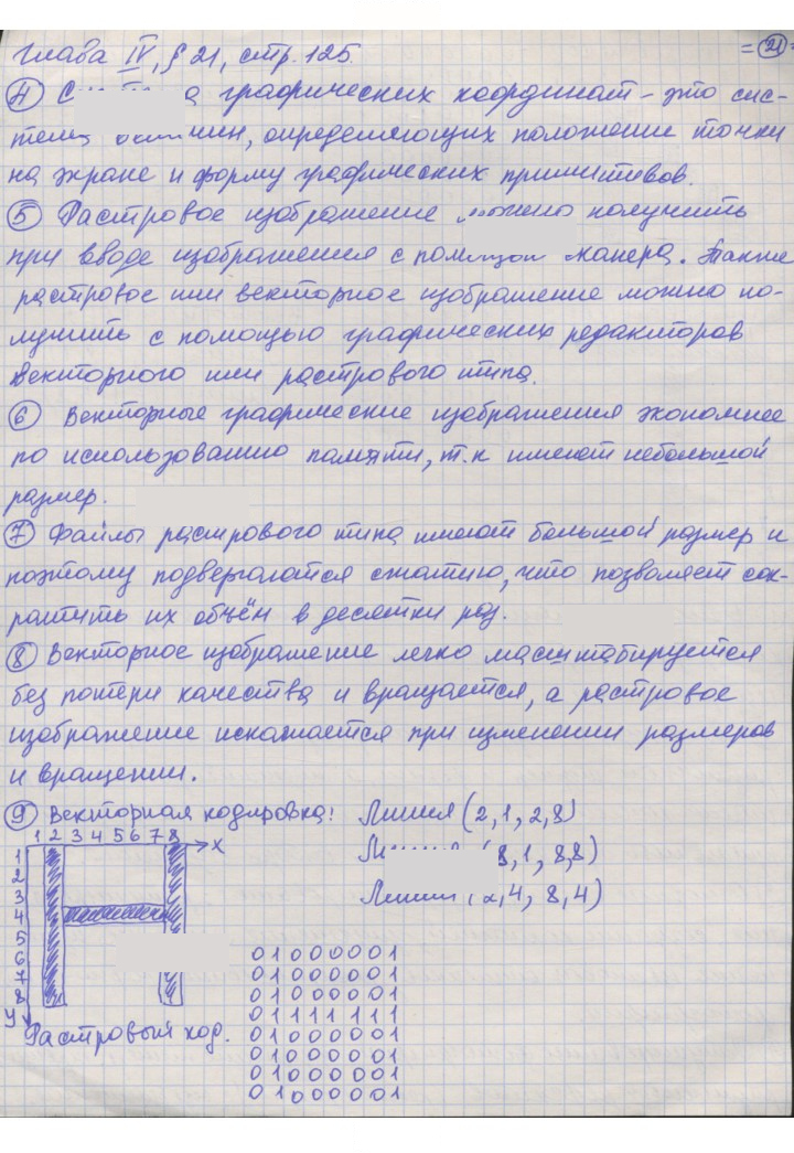 Скан решения номера 125