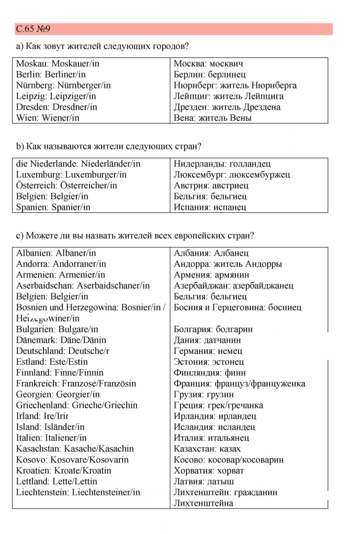 Скан решения номера 65