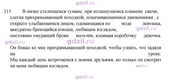 Скан решения номера 111