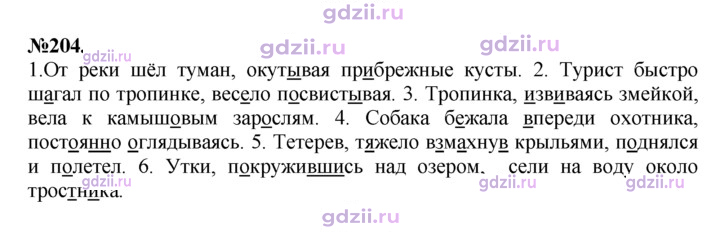Скан решения номера 204