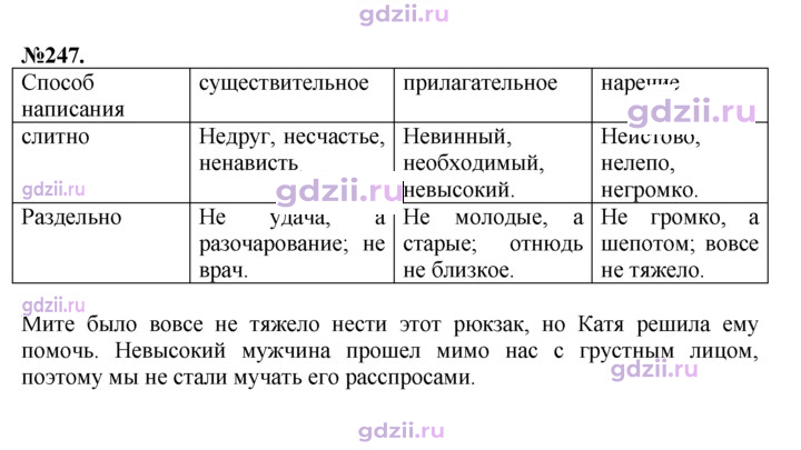 Скан решения номера 247