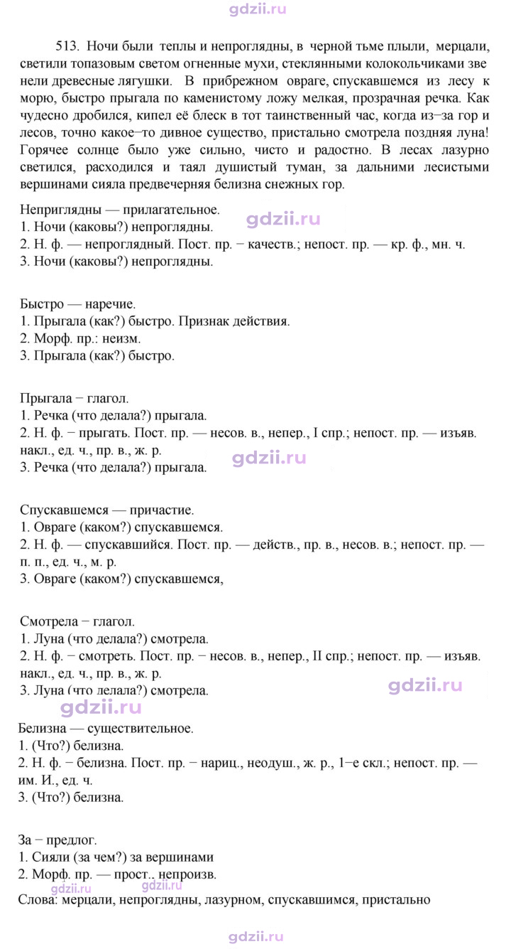 Скан решения номера 513