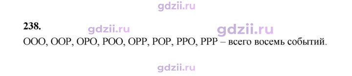 Скан решения номера 238