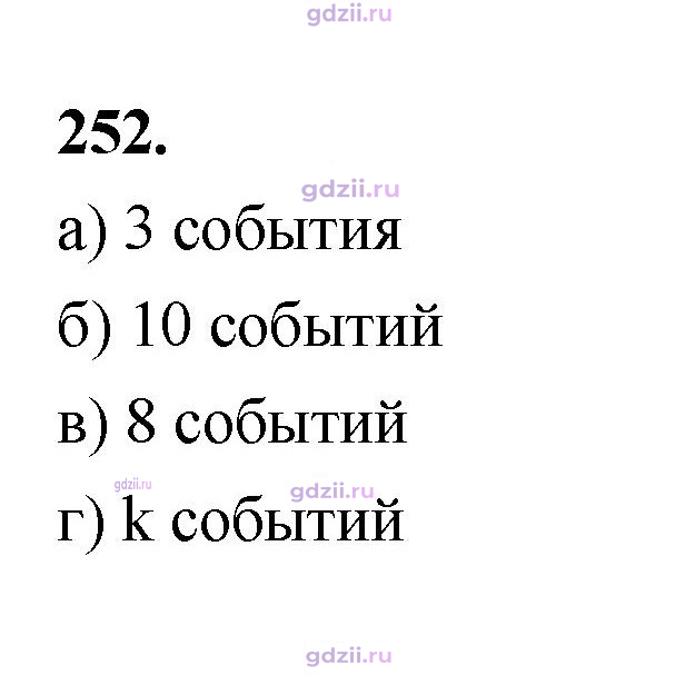Скан решения номера 252