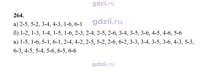 Скан решения номера 264
