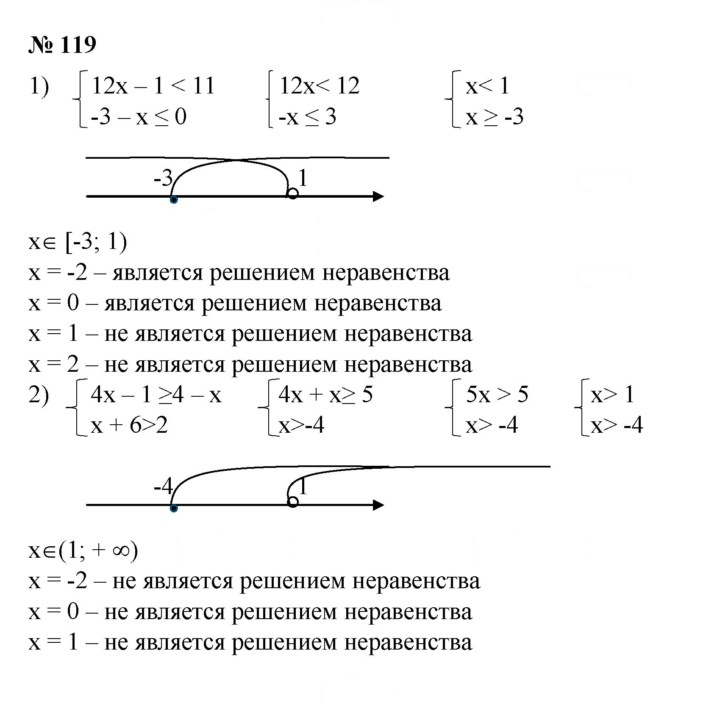 Скан решения номера 119