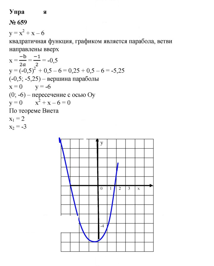 Скан решения номера 659
