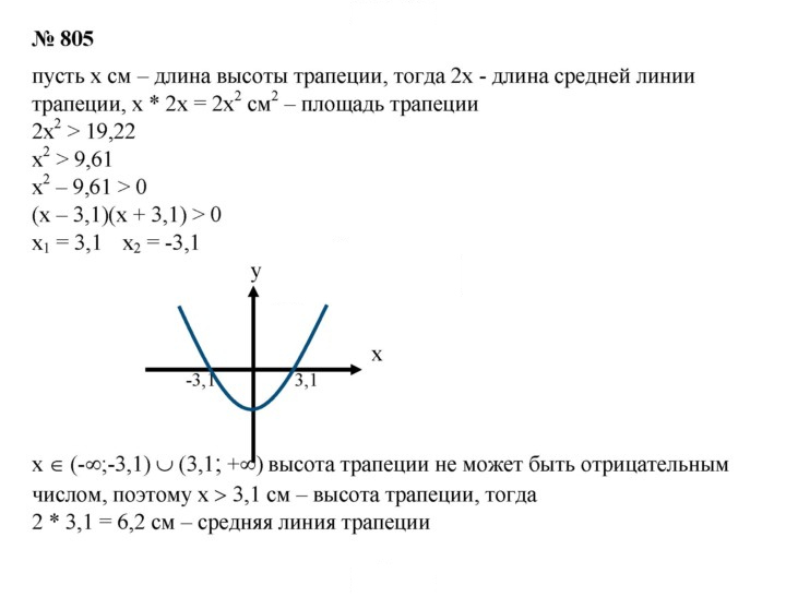 Скан решения номера 805