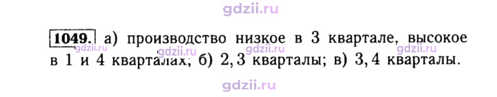 Скан решения номера 1049