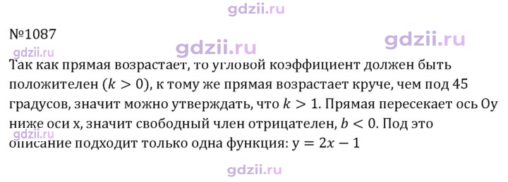 Скан решения номера 1087