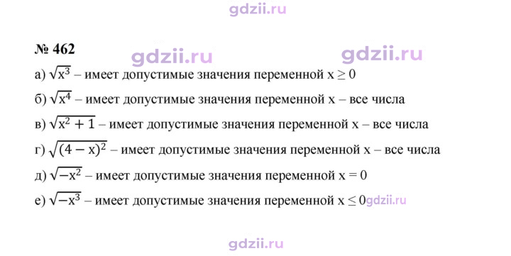 Скан решения номера 462