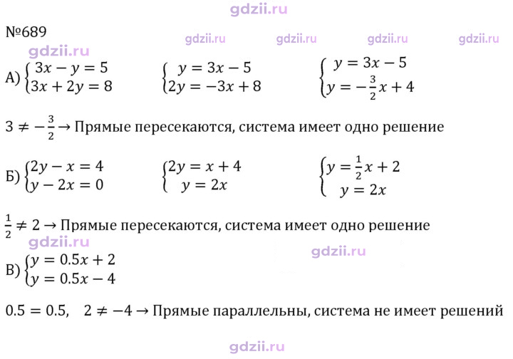 Скан решения номера 689