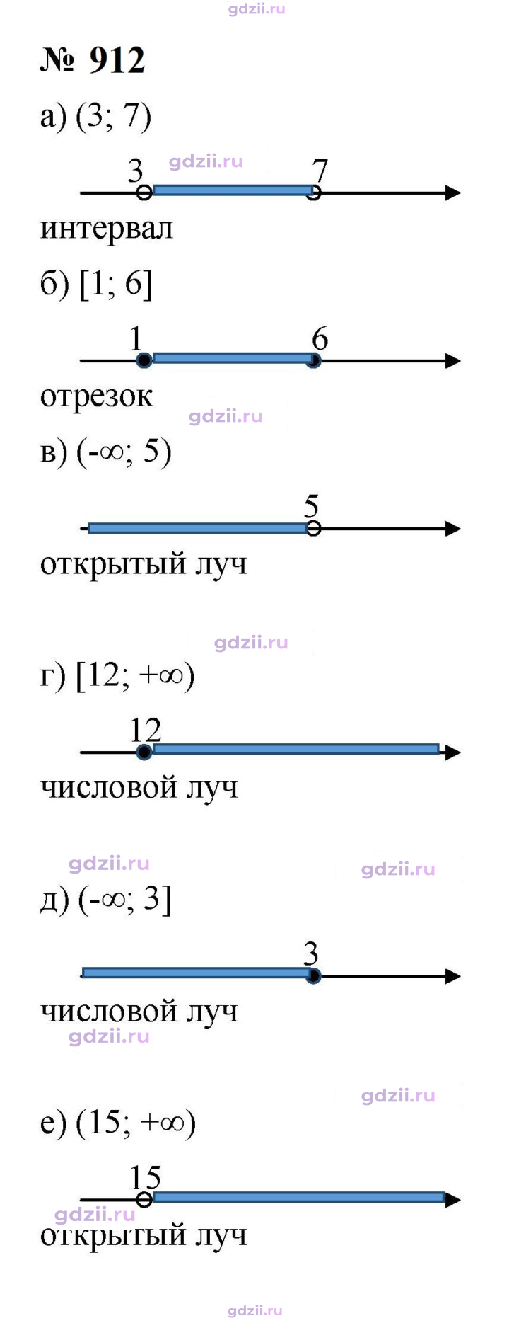 Скан решения номера 912