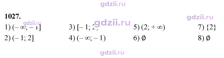 Скан решения номера 1027