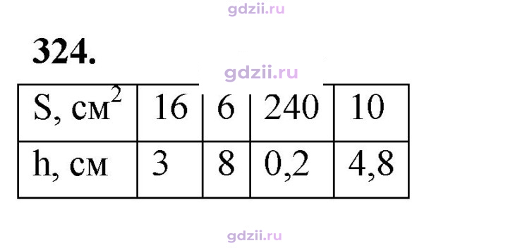 Скан решения номера 324