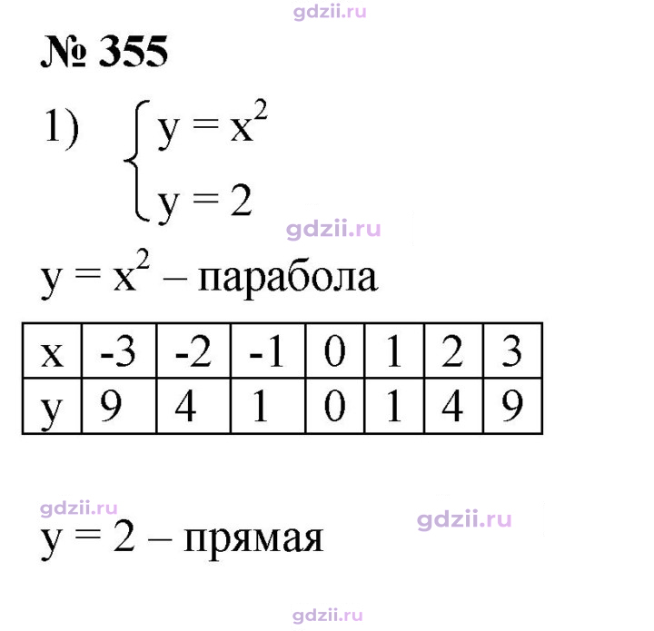 Скан решения номера 355