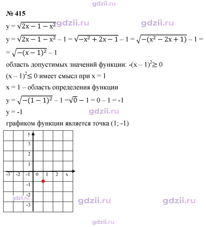 Скан решения номера 415