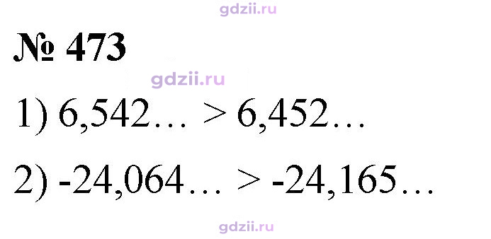 Скан решения номера 473