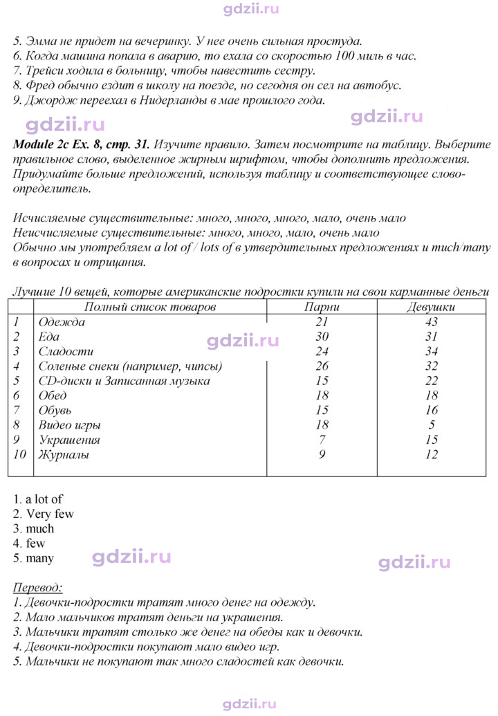 Скан решения номера 31