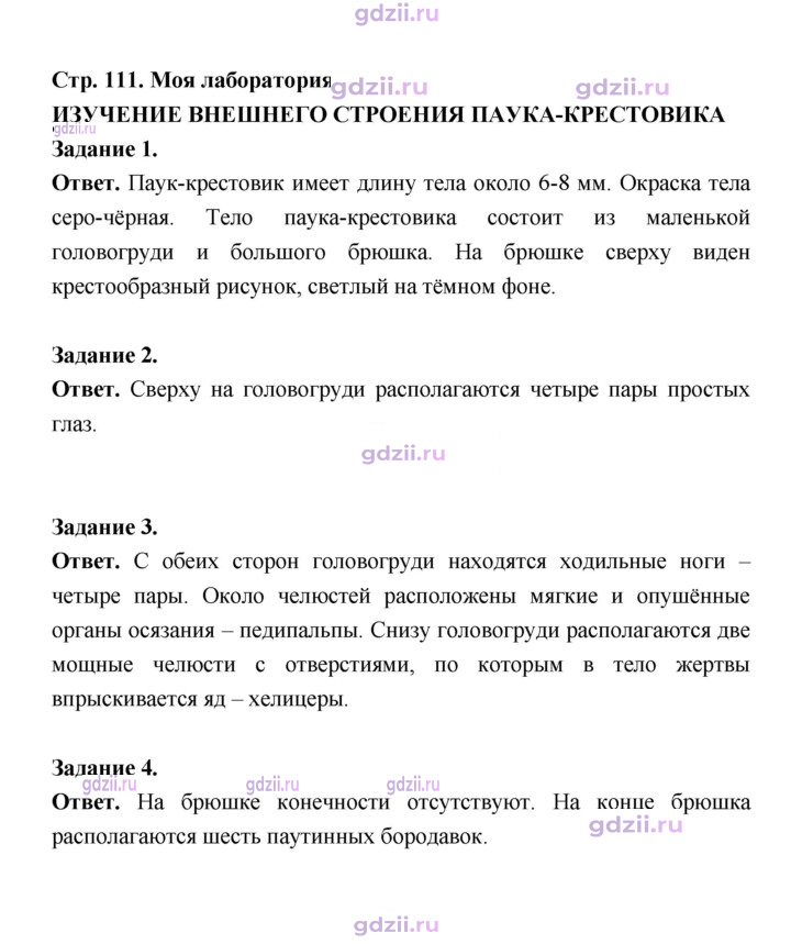 Скан решения номера 111