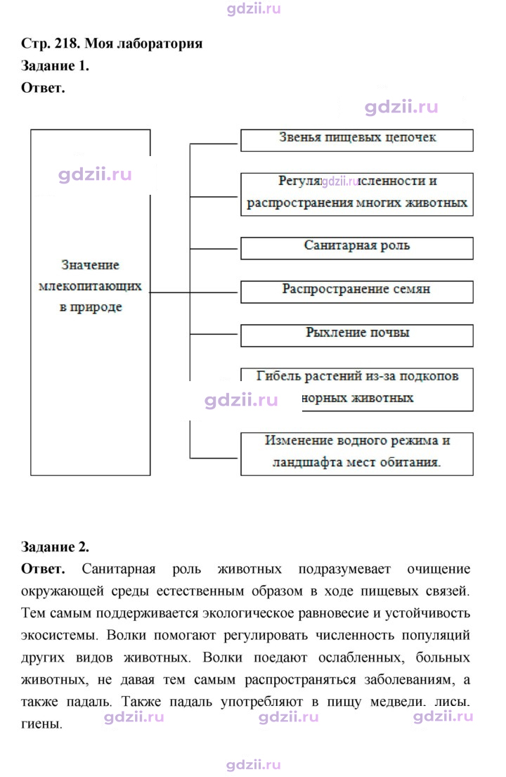 Скан решения номера 218