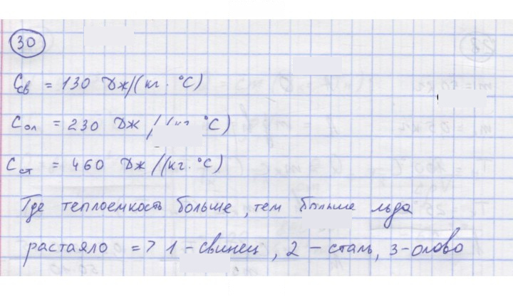 Скан решения номера 30