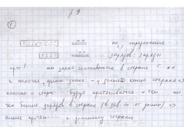 Скан решения номера 1