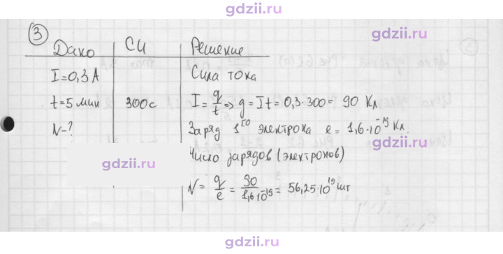 Скан решения номера 3