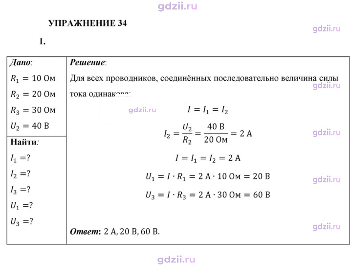 Скан решения номера 1